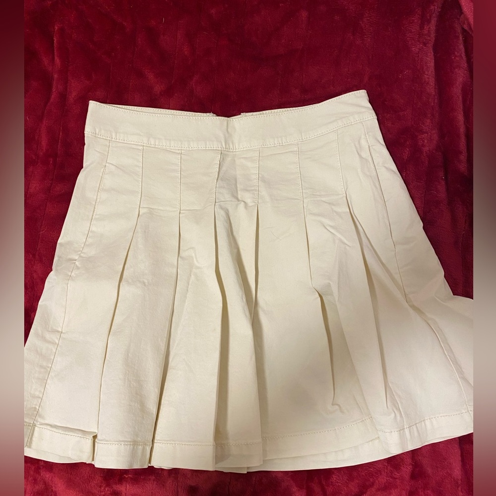 cream colour skirt from american eagle